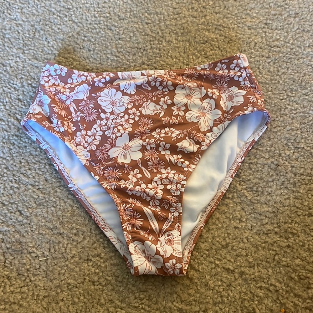 Cute Floral Bathing Suit Bottoms!